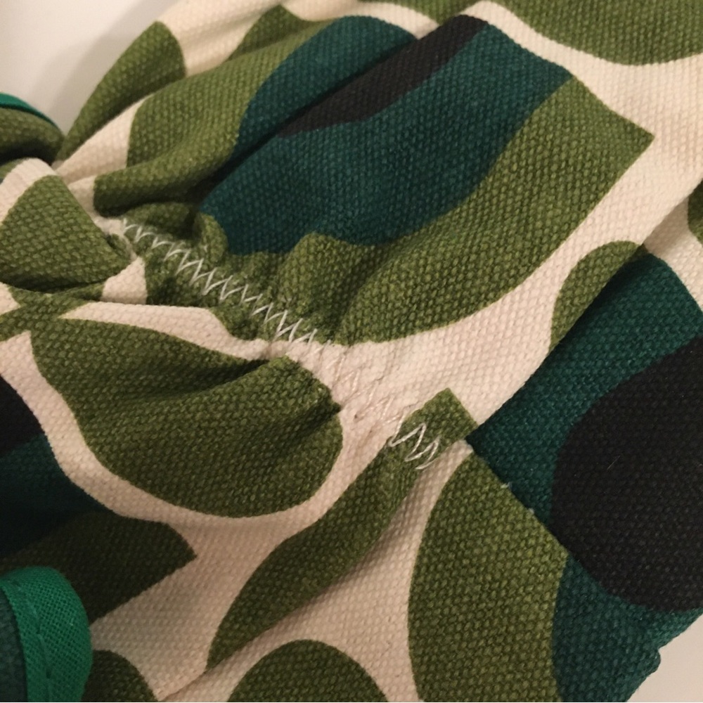Orla Kiely Green and White Patterned Gloves - Picture 6 of 8